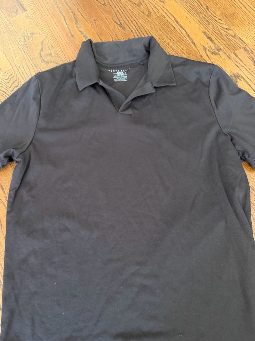 Perry Ellis Dark Brown Men’s Short Sleeve Polo